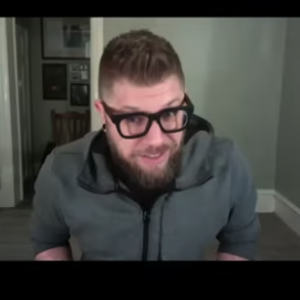 Screenshot of Nicholas Cendese teaching Music in Motion