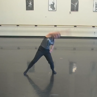 Screenshot of Jessica BAynes teaching Improvisation