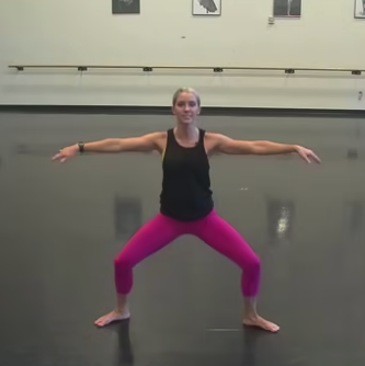 Screenshot of Alicia Trump teaching Dance Cardio