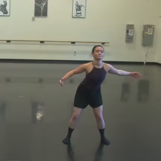 Screenshot of Jessica Baynes teaching Improv