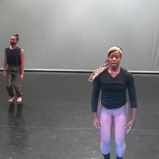 Ursula Perry teaches Modern I with Jon